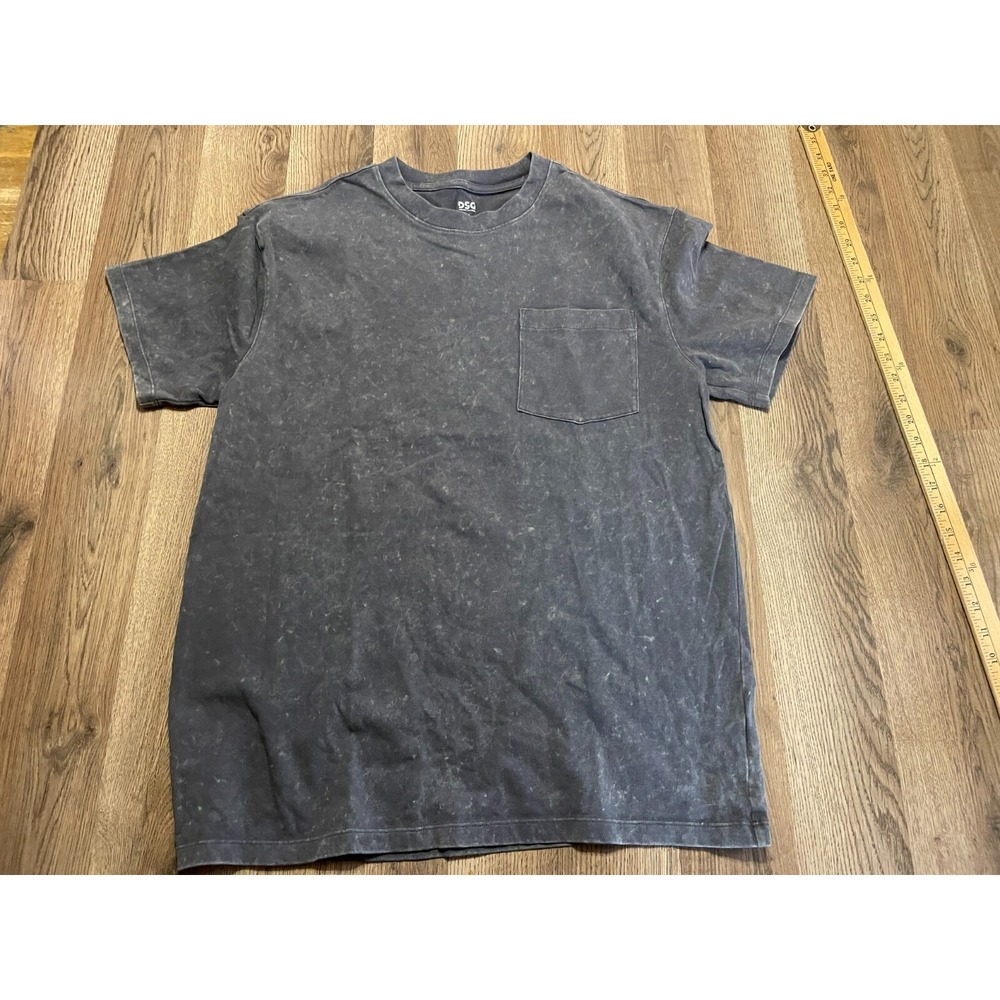 Vintage D&G Shirt, Men's Size Medium, Grey, Short Sleeve, Round Neck, Pocket
